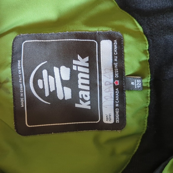 Kamik snow jacket green youth 8 - Picture 3 of 4